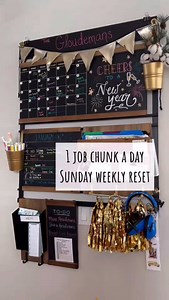 1 Job Chunk Sunday weekly reset @1thrive partner On Sundays I set...