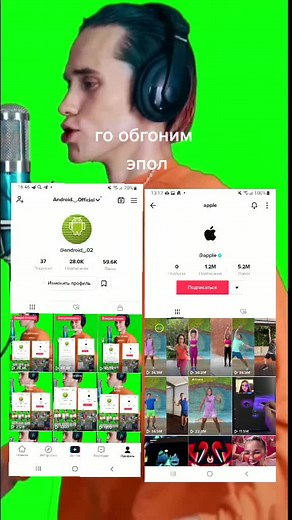 Creative Green Screen Videos: Showcasing Social Media