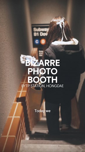 Unique Subway-Themed Photo Booth Experience at BYTP Station in Hongdae