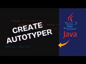 How to Create an Auto Typer in Java 2025?