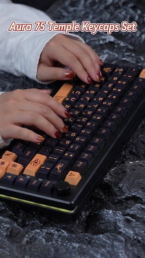 Custom Mechanical Keyboard - Epomaker Aura 75 | Typing Sound & Aesthetic