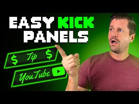 How To Easily CUSTOMIZE Your KICK CHANNEL With Awesome Panels!