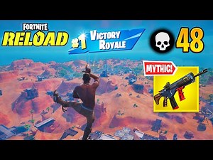 Fortnite Reload | High Kill Solo Wins Full Gameplay (Keyboard & Mouse)