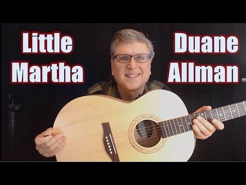 Duane Allman - Little Martha guitar lesson (with TAB)
