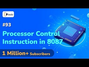 Processor Control Instruction in 8087 Coprocessor - 8087 Math Coprocessor - Microprocessor