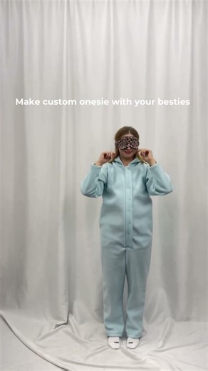 Make your own custom onesie with your besties #sewing #beginnersewing