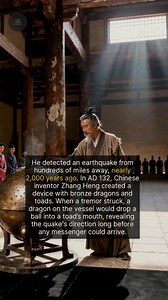 6.9K views · 70 reactions | This ancient Chinese device could detect earthquakes from hundreds of miles away. | The History Vault | Facebook