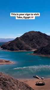 Where the mountains meet the sea🏔️🌊 Taba is one of Egypt’s most breathtaking escapes, known for its crystal-clear waters, serene beaches, and stunning natural landscapes✨ 🎥: @eisaeiso Have you visited Taba?🤩 | MyEgypt