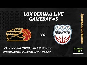 5. Spieltag: LOK BERNAU vs. SBB Baskets Wolmirstedt | Barmer 2. Basketball Bundesliga ProB Nord