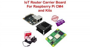 IoT Router Carrier Board Mini for Raspberry Pi CM4 and Kits