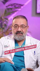 Dr. Kerim, General Surgeon, shares essential tips for proper incision care after surgery. Recovering from surgery? Taking care of your incision is crucial for a smooth healing process. Keep the area clean and dry, avoid strenuous activities that may strain the site, and watch for signs of infection like redness, swelling, or unusual discharge. Proper hygiene and gentle care can help prevent complications and speed up recovery. If you notice any concerns, consult your doctor for timely guidance. 