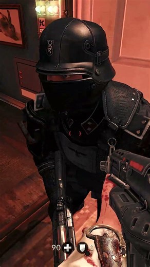 HOLDING THE FRONT DOOR OF THE ASYLUM IN WOLFENSTEIN THE NEW ORDER