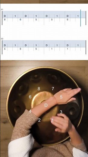 Fast Version, Handpan Tutorial, Part E from Hang Massive-Once Again, D Kurd, Kristina Savkova