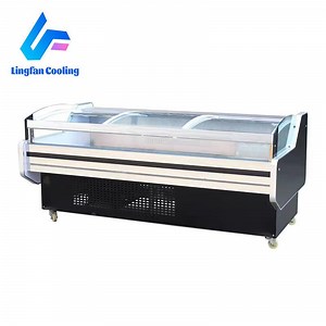 [Hot Item] Sny Upermarket Horizontal Frozen Food Island Display Freezer