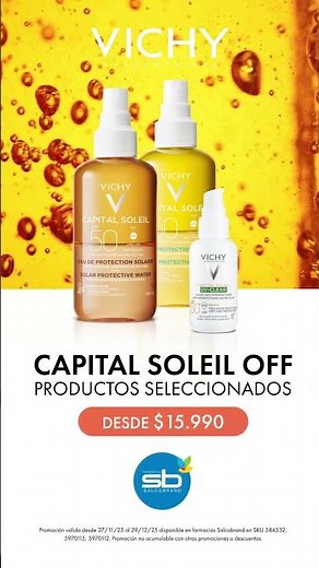 Agua solar bronceadora y protectora con FPS 50 🧡☀️
