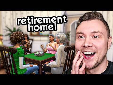 Can you make a retirement home with Sims 4 For Rent?