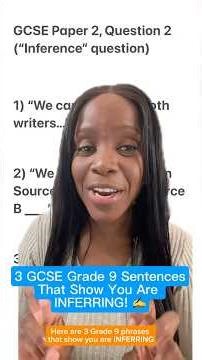 GCSE Language Paper 2, Question 2 – How to ACTUALLY “Infer” & Write the Perfect Comparison Essay