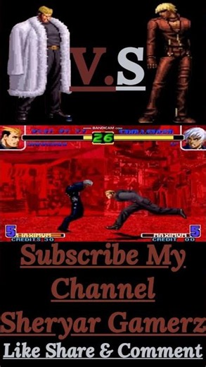 Yamazaki VS K' Dash Epic Fight! 🔥 KOF 10th Anniversary #shorts Sheryar Gamerz