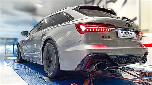 Audi RS6 s výkonem 900 koní na válcích