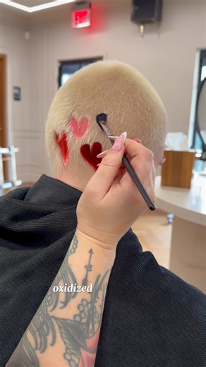 Paul Mitchell Professional on Instagram: "Happy Valentine's Day 💗 🎨 #PMColorways 🩷 Sugar ❤️ Red Velvet 💜 Violet Plum 💟 Lace 🪻 0.05 oz. Violet Plum + 0.95oz Lace 🌹 0.05 oz. Red Velvet + 0.95oz Sugar #PaulMitchellPro | @merikateoconnor"