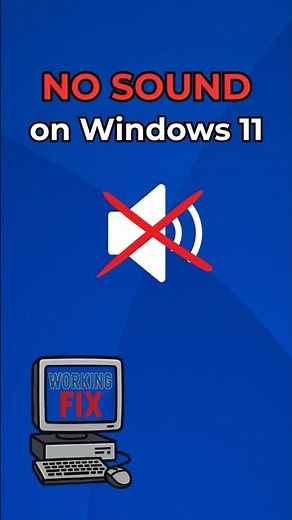 NO SOUND on Windows 11? Do This!
