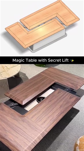 Discover the Magic Table with a Secret Lift