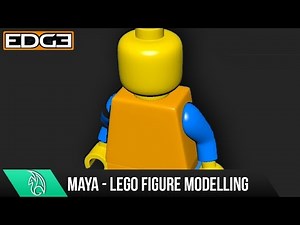 Maya 2016 Modelling Tutorial - How to Model a Lego Figure HD part 1