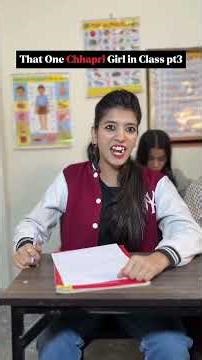 That One Chapri girl oin Class pt-3 #viralshorts #comedy #funny #shorts