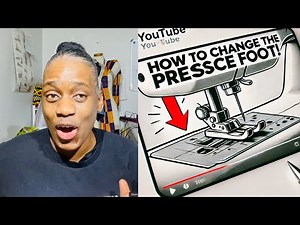 How to change the pressure feet on your sewing machine