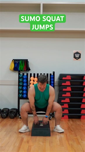 Step Box Sumo Squat Jumps – Explosive Leg & Glute Burn 🔥 #shorts