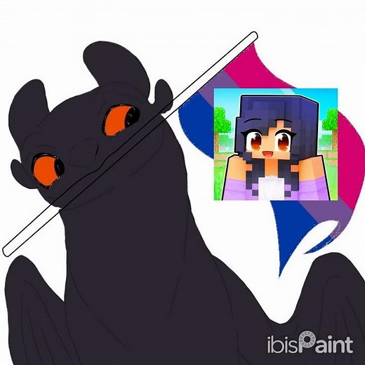 aphmau as a dragon