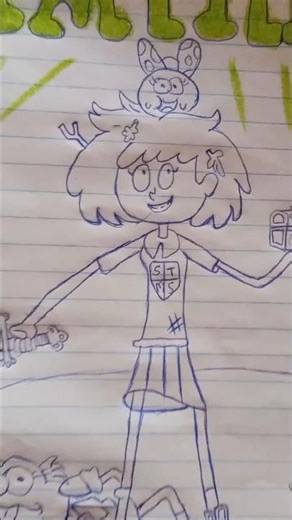 A drawing of Amphibia 😉. Amazing 😉 drawing 😍.