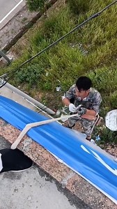 Daring Rope Painting Duo #RopeBalance #Teamwork #ArtisticSkills #TrustInAction #CreativeWork | Be You