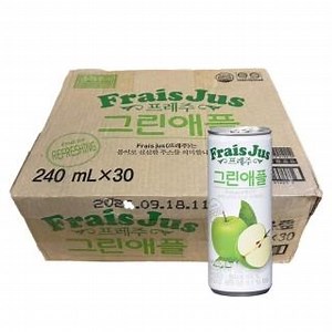 韓國 Frais Jus 青蘋果汁 (整箱30入*240ml)
