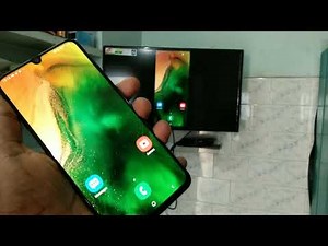 How to do screen mirroring in Samsung Galaxy A70