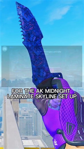 P90 Chopper x AK Midnight Laminate Sticker Crafts | #cs #cs2 #crafts #update