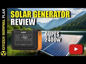 Best Solar Generator for Preppers: Oupes 2400 Power Station Review