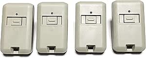 (4) Four Replacement Linear 3060 3089 4120 Compatible MultiCode Remote Garage Door Mini Transmitter 300mhz 3089 4120 1090 (308911, MCS308911 300mhz)