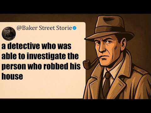 a detective who was able to investigate the person who robbed his house