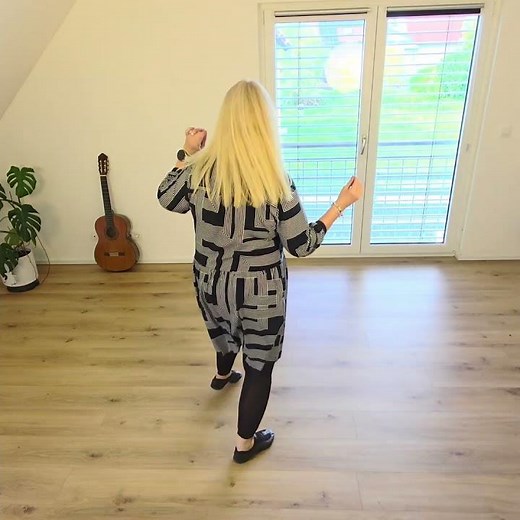 Bachata Fantasy Girl Part 4 - Electric Slide - Beginners - easy to learn. Dance tutorial - dance ...