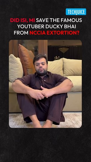 Did ISI and MI really step in to save Ducky Bhai or is there a bigger story behind the 100-day saga? From alleged mistreatment to seized crypto and a shocking twist, this case has turned into a full-blown scandal. What do you think happened? #techjuice #technews #duckybhai #nccia #isi | TechJuice