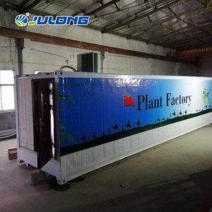 [Hot Item] 40FT Shipping Container Greenhouse Farm with Hydroponics Growing System for Vegetables