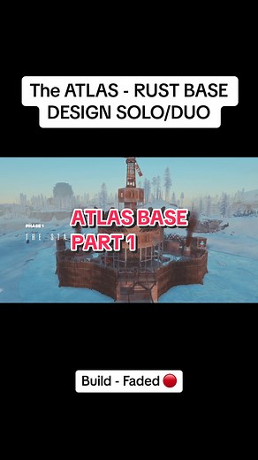 The Atlas - Rust solo/duo Base Design 2024 #rust #rusttok #rustshorts #trending #rustgame