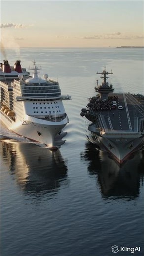 World’s Biggest Ships Collide…😳🚢⚓ #ShipCrash #viral #EpicMoment