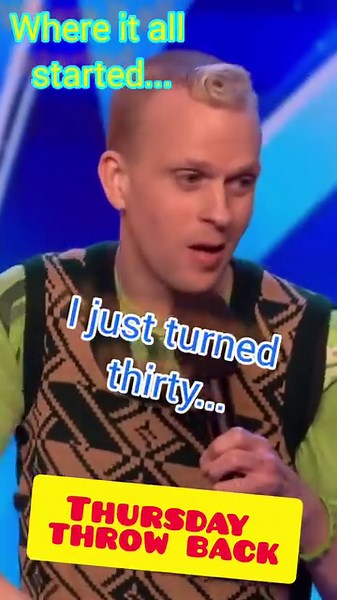 1.3M views · 6.9K reactions | Throwing back to where it all started.... #tbt #joke #puns #bgt #throwbackthursday #bgt2018 #ukcomedian #comedianuk #comedianbgt #comediansuk #musicalcomedianbgt #bgt2018 #comedysong #GayComedian #MusicalComedy #LGBTQComedy #joke #puns #comedy #comedian #lgbt #gay | Robert White Comedian | Facebook