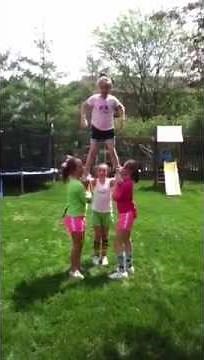 Really cool cheer stunts for beginners