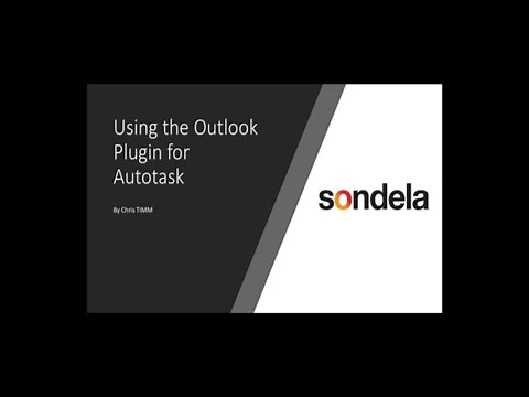 Outlook Plugin for Autotask