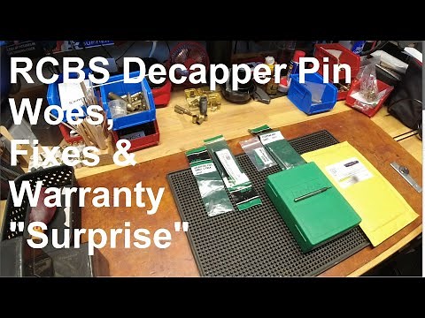 RCBS Decapper Pins: Woes, Fixes and Warranty "Surprise"