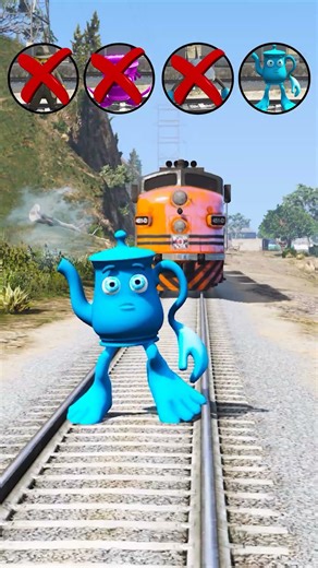 TRAIN CHALLENGE capuchino asesino ta ta ta sahur #gta5