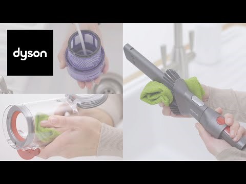 How to clean your Dyson Humdinger™ cordless handheld vacuum's washable parts